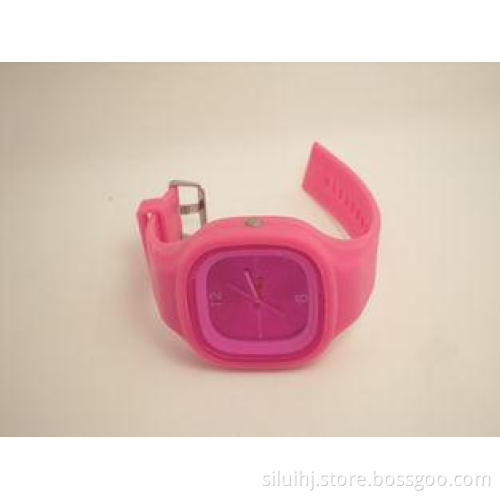 Best Quality 3 ATM Custom logo Silicone Wristband Watch